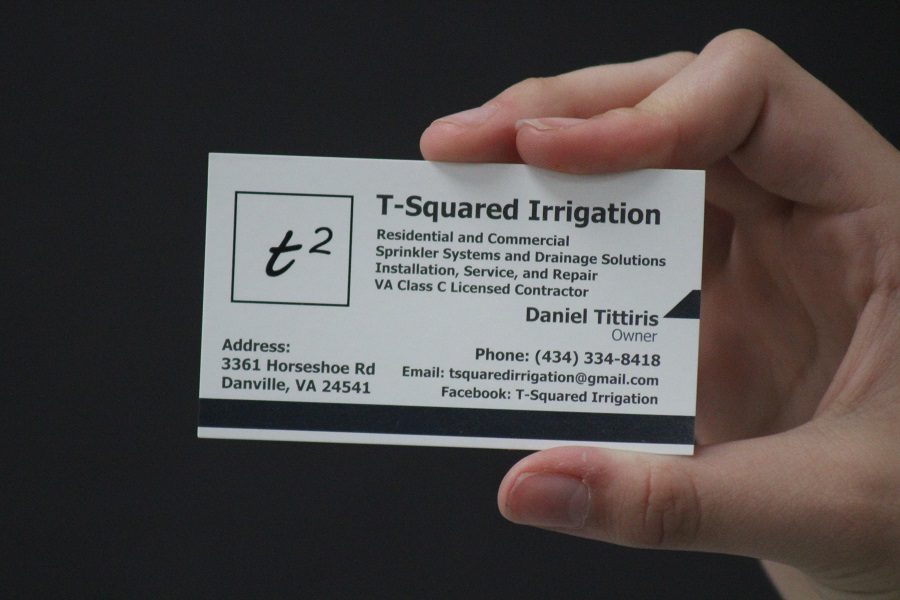 David Thaxton and Daniel Titiris business card
